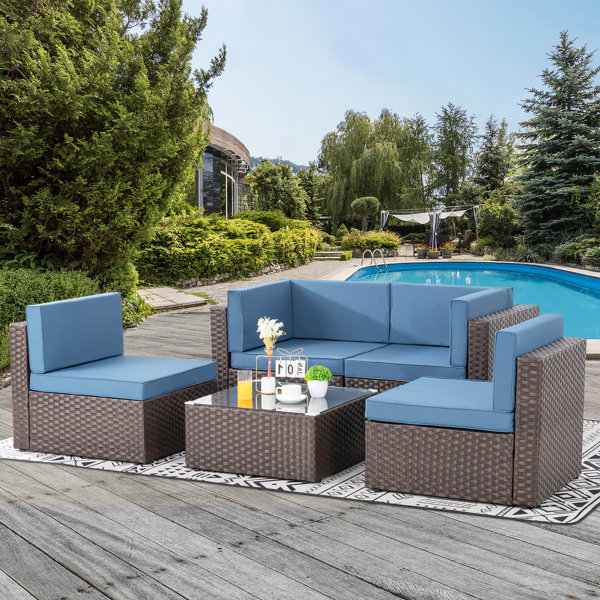 Synthetic Wicker Weatherproof Outdoor Furniture Wayfair